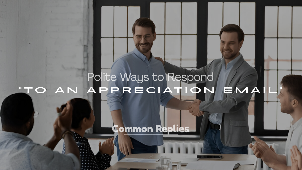 Appreciation Email