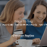 It Was Nice Working With You
