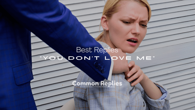 You Don’t Love Me