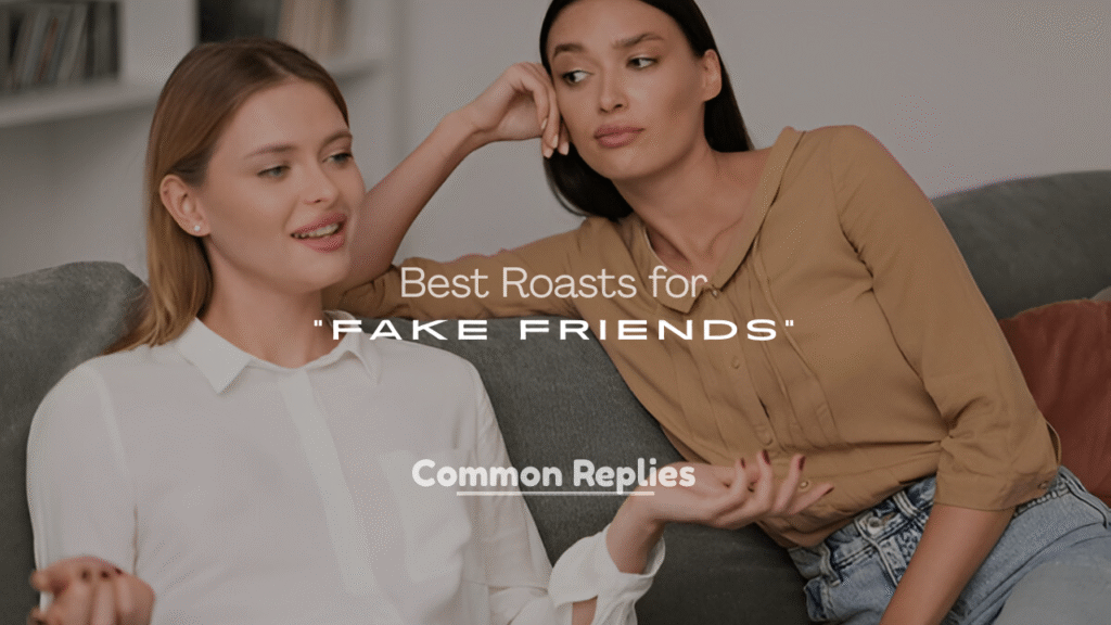 Best Roasts for Fake Friends